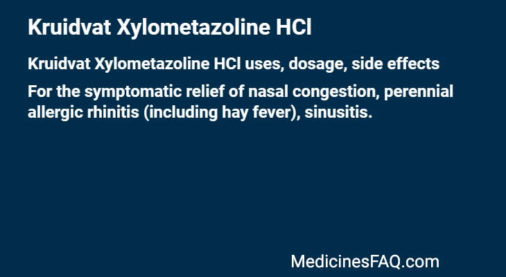 Kruidvat Xylometazoline HCl
