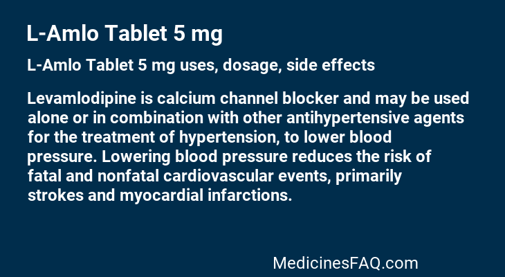 L-Amlo Tablet 5 mg