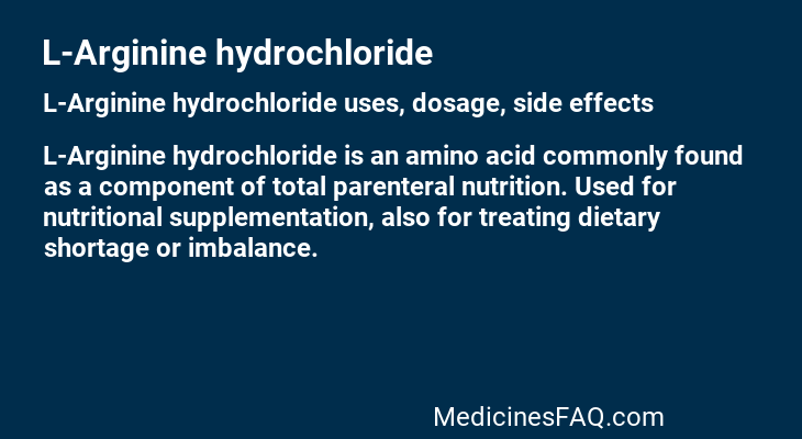 L-Arginine hydrochloride