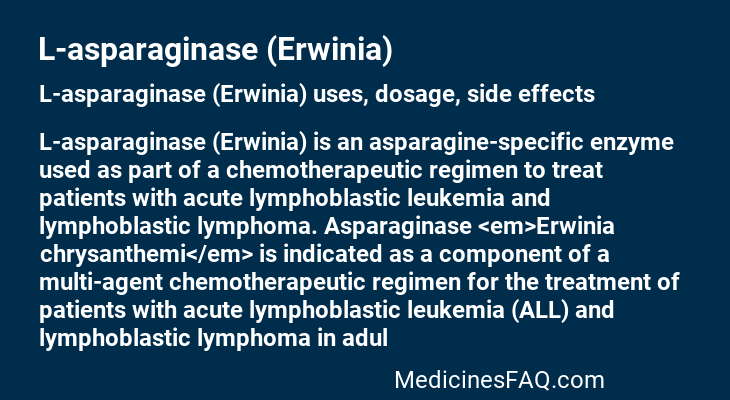 L-asparaginase (Erwinia)