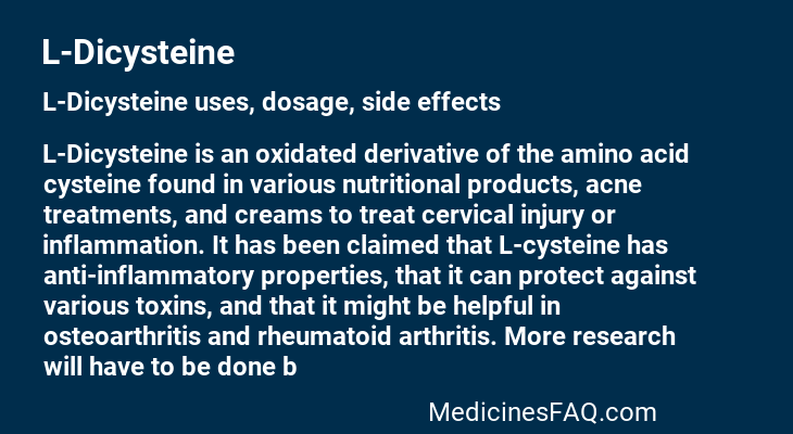 L-Dicysteine