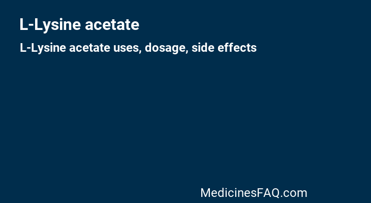 L-Lysine acetate