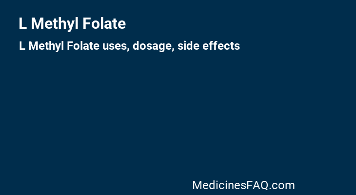 L Methyl Folate