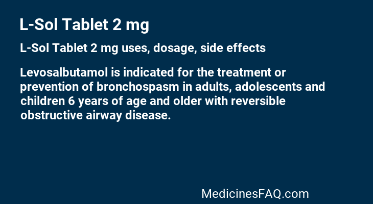 L-Sol Tablet 2 mg