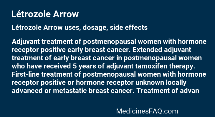 Létrozole Arrow