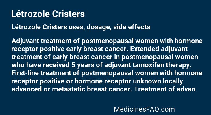 Létrozole Cristers