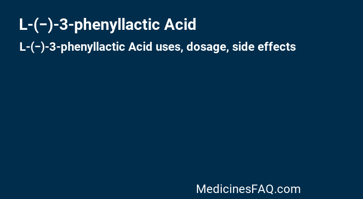 L-(−)-3-phenyllactic Acid