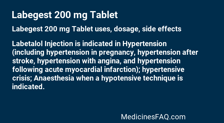 Labegest 200 mg Tablet