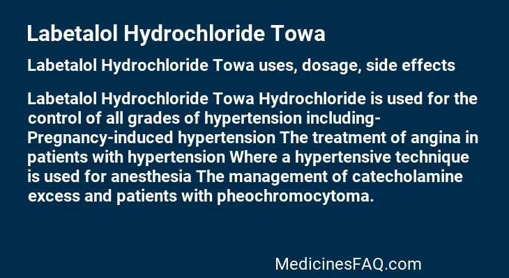 Labetalol Hydrochloride Towa