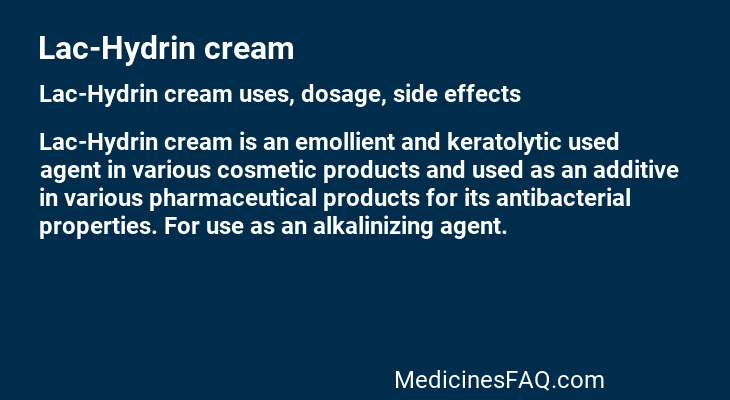 Lac-Hydrin cream