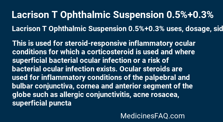 Lacrison T Ophthalmic Suspension 0.5%+0.3%