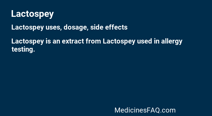 Lactospey
