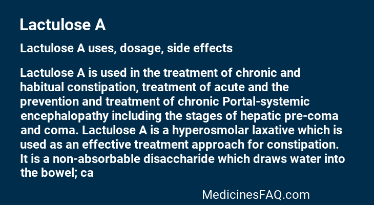 Lactulose A