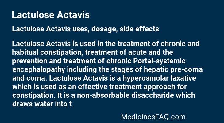 Lactulose Actavis