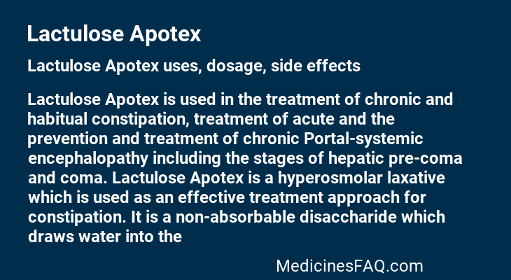 Lactulose Apotex