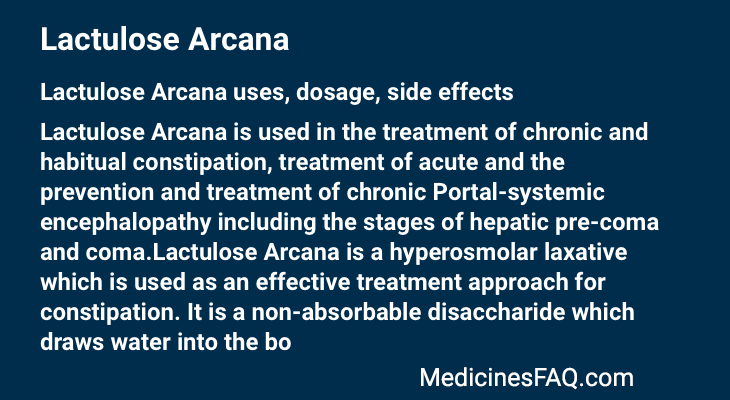 Lactulose Arcana