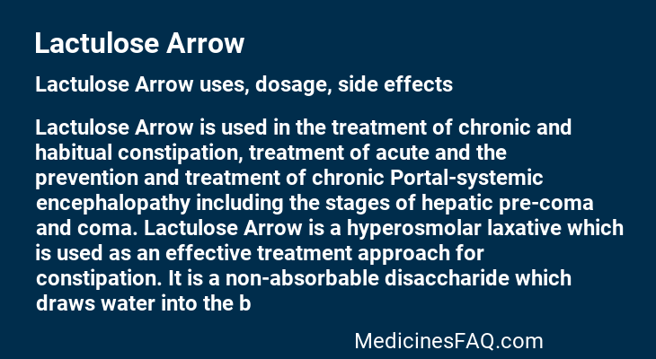 Lactulose Arrow