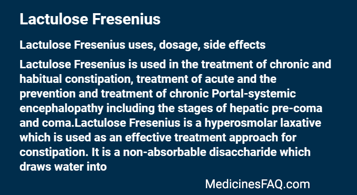 Lactulose Fresenius