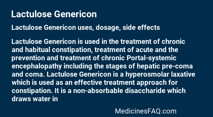 Lactulose Genericon