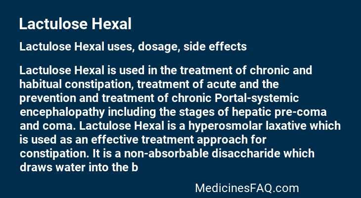 Lactulose Hexal