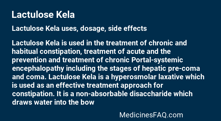 Lactulose Kela