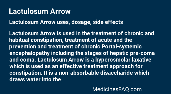 Lactulosum Arrow