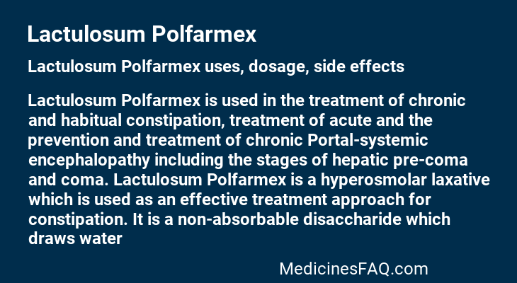 Lactulosum Polfarmex