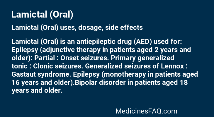 Lamictal (Oral)