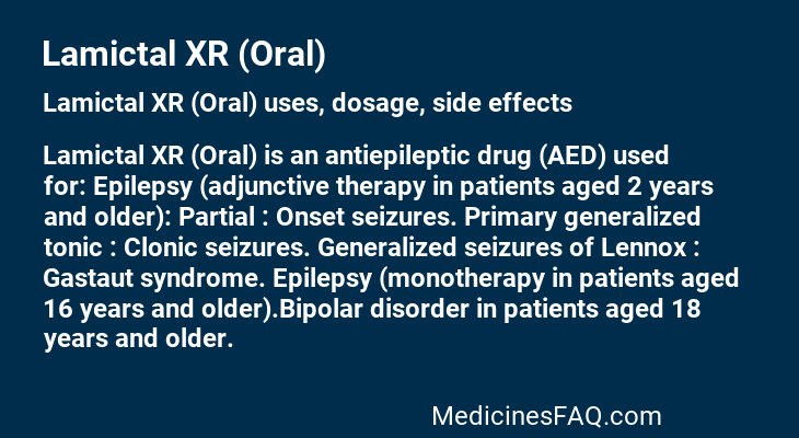 Lamictal XR (Oral)