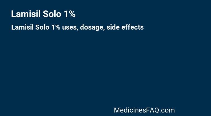 Lamisil Solo 1%