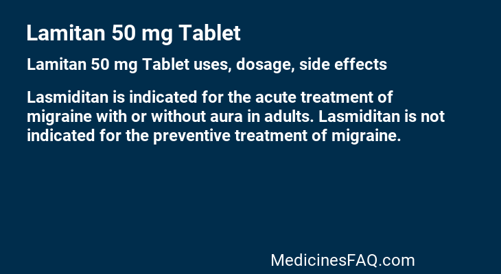 Lamitan 50 mg Tablet