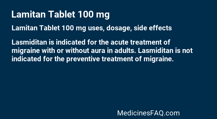 Lamitan Tablet 100 mg