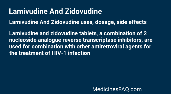 Lamivudine And Zidovudine
