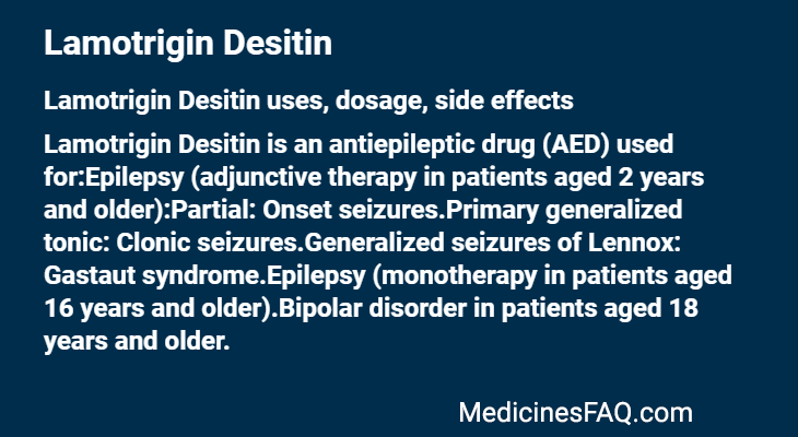 Lamotrigin Desitin