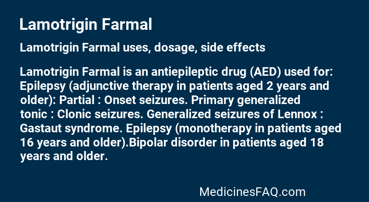 Lamotrigin Farmal