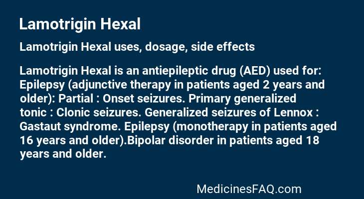 Lamotrigin Hexal