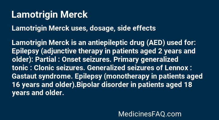 Lamotrigin Merck