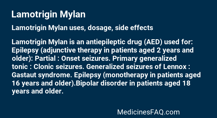 Lamotrigin Mylan