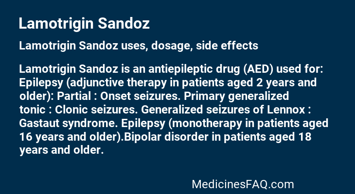 Lamotrigin Sandoz