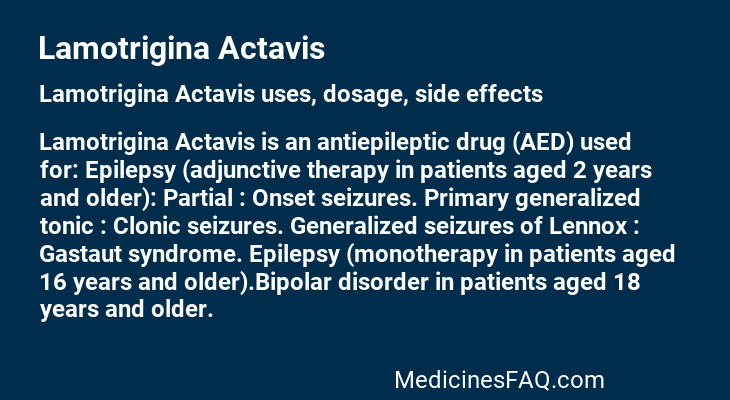 Lamotrigina Actavis