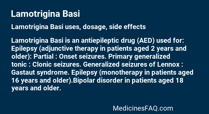 Lamotrigina Basi