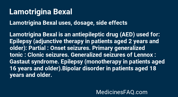 Lamotrigina Bexal