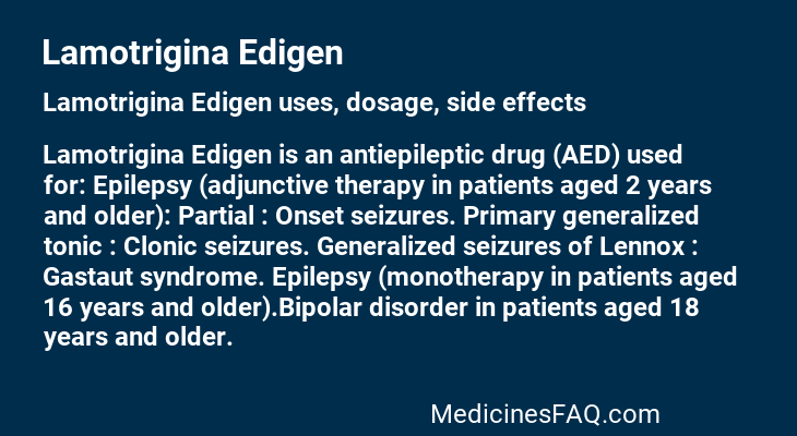 Lamotrigina Edigen