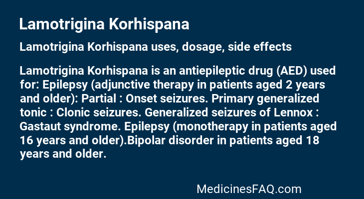 Lamotrigina Korhispana