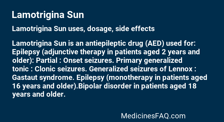 Lamotrigina Sun