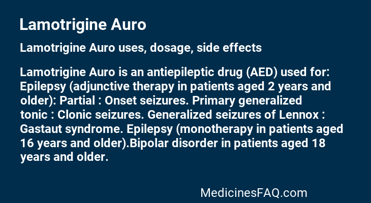 Lamotrigine Auro