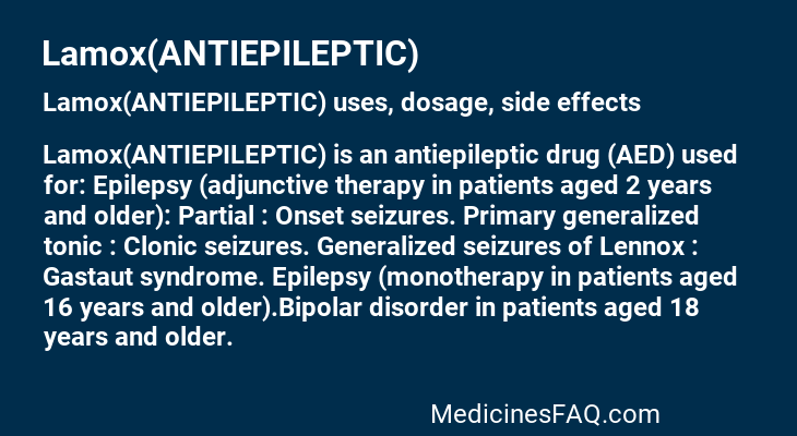 Lamox(ANTIEPILEPTIC)