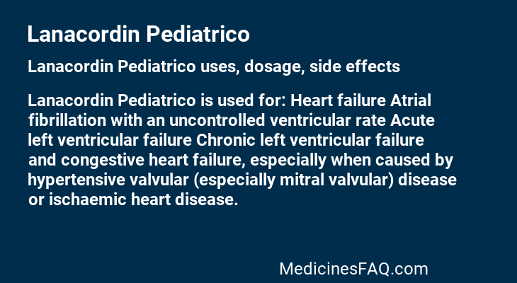 Lanacordin Pediatrico