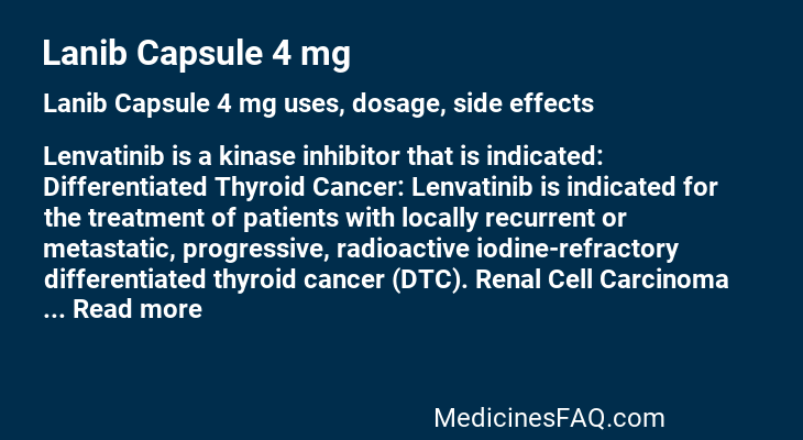 Lanib Capsule 4 mg