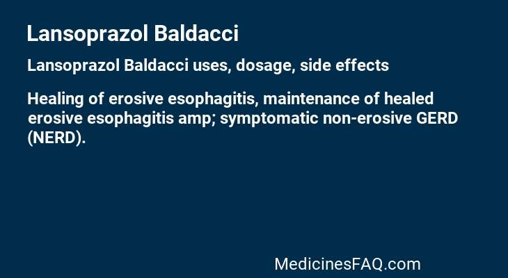 Lansoprazol Baldacci